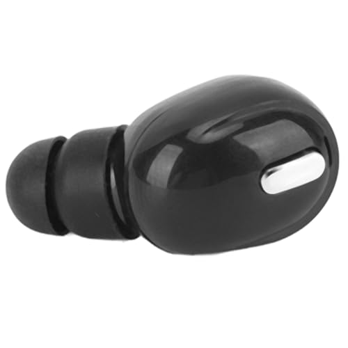 Drfeify Mini-Einzel-Ohrhörer, USB-Lade-Einzelohr-Wireless-Kopfhörer für Sportliche Arbeit (Black) von Drfeify