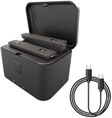 Dual-Ladegerät für Insta360 X5 Kamerazubehör, tragbare Schnellladekamera-Ladebox mit Kabel Dual-Ladegerät für Insta360 X5 Kamerazubehör, tragbare Schnellladekamera-Ladebox mit Kabel von Drhomeam