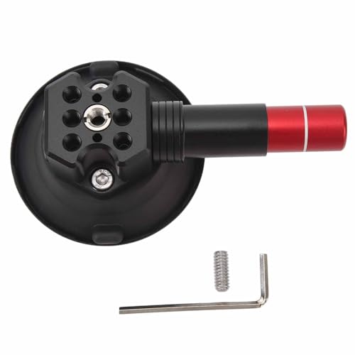 Drikou -Handyhalter, Auto Saugnapfmontage Saugnapfbecher Autohalter -Halter für Windschutzscheiben aus Metall Keramikoberflächen von DriKou