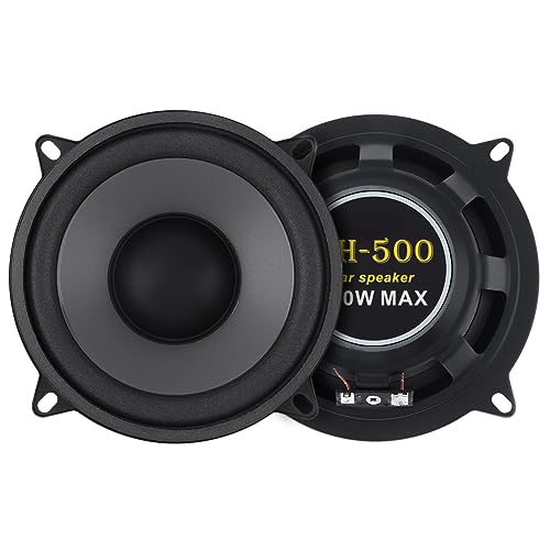 DriSentri 2 Stück Auto-Lautsprecher, 500 W, 2-Wege-Lautsprecher, HiFi-Koaxial-Lautsprecher, Tür, Audio, Auto, Stereo, Seplet Freency Speakers von DriSentri