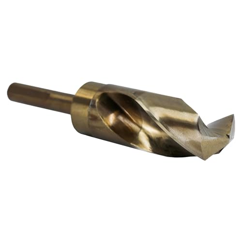 Drill America Cobalt-Bohrer mit reduziertem Schaft, 3,8 cm (1 1/4 Zoll), Schaft 1/2 Zoll, DWDCO Serie von Drill America