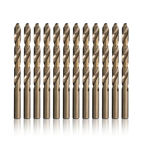 Drill America - DWDCO10P12#10 Cobalt-Bohrer (12 Stück), DWDCO-Serie. von Drill America