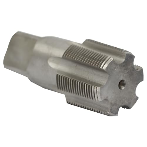 Drill America DWT-Serie Qualtech Hochgeschwindigkeitsstahl-Rohrgewindebohrer, unbeschichtet (hell), rund mit quadratischem Endschaft, 3,8 cm (1 1/2 Zoll) - 11-1/2 NPT (1 Stück) von Drill America