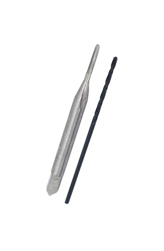 HSS-America Pou High Speed Stahl Tippen Bit und Bohrer SET (# 0–80–1 – 1/5,1 cm – 12, M1,6 – M36, NC, NF), Bohren und Wasserhahn Set in Kunststoff Fall, 2-56, 1 von Drill America