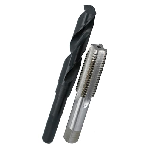 HSS-America Pou High Speed Stahl Tippen Bit und Bohrer SET (# 0–80–1 – 1/5,1 cm – 12, M1,6 – M36, NC, NF), Bohren und Wasserhahn Set in Kunststoff Fall, 3/4"-16, 1 von Drill America
