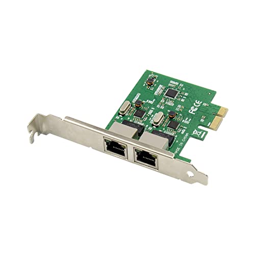 DriverGenius 2-Portt Dual Profile PCI Express PCIe Gigabit Network Server Network Adapter Card - PCIe NIC von DriverGenius