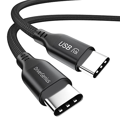 DriverGenius USB4.0 40Gbps USB-C Kabel - PD3.1 240W Ladekabel - USB Typ-C DP Alt Mode 8K/60Hz Video Konverter Adapter - Kompatibel mit Windows 11, macOS 14 Sonoma von DriverGenius