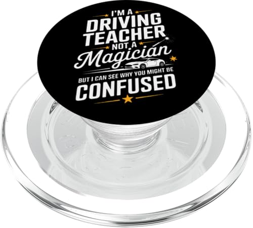 Ich bin Fahrlehrer, kein Zauberer PopSockets PopGrip für MagSafe von Driving Humor Teachers Magic Fun