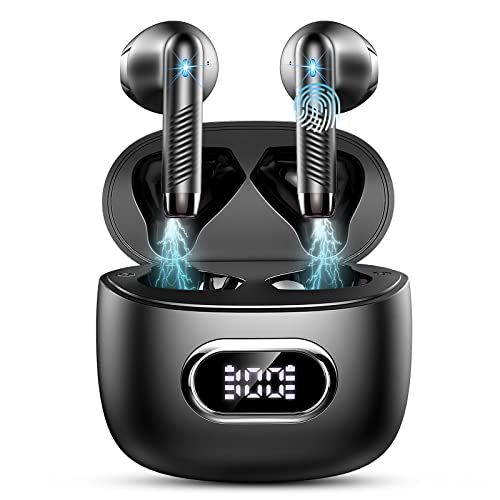 Bluetooth Kopfhörer In Ear Kopfhörer Kabellos Bluetooth mit ENC Dual Mic, 2022 Kabellose Kopfhörer 42H Deep Bass Wireless Kopfhörer Noise Cancelling Earbuds, IP7 Wasserdicht Ohrhörer, LED Anzeige Bluetooth Kopfhörer In Ear Kopfhörer Kabellos Bluetooth mit ENC Dual Mic, 2022 Kabellose Kopfhörer 42H Deep Bass Wireless Kopfhörer Noise Cancelling Earbuds, IP7 Wasserdicht Ohrhörer, LED Anzeige von Drsaec