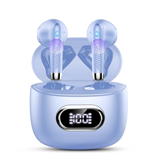 Kopfhörer Kabellos Bluetooth 5.3, Bluetooth Kopfhörer In Ear 2024 Kabellose Kopfhörer mit 4 Mic, Neue Wireless Earbuds ENC Noise Cancelling 42H Tiefer Bass, IP7 Wasserdicht Ohrhörer, LED-Anzeige USB-C von Drsaec