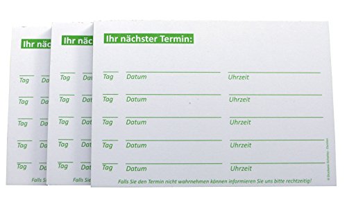 10 x Terminblöcke Terminblock Nr.5 -Terminzettel Termine - Praxis Studio Ärzte Frisör, Maniküre (22681_64K) von Druckerei Scharlau