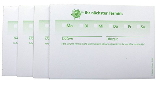 10 x Terminblöcke Terminblock Nr.8 -Terminzettel Termine - Praxis Studio Ärzte Frisör, Maniküre (22684_64K) von Druckerei Scharlau