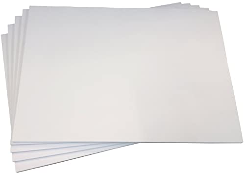10x Einfache Schreibtischunterlage Malblock Zeichenblock blanko 40 Blatt, DIN A2, Qualitäts-Offset-Papier 80g/m² (22343) von Druckerei Scharlau