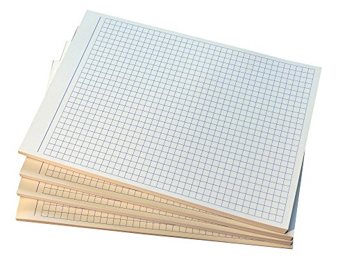 18x Notizblocks kariert in BLAU - Notizen - 50 Blatt, DIN A5, 50 Blatt, Qualitäts-Offset-Papier 80g/m² (22364) von Druckerei Scharlau