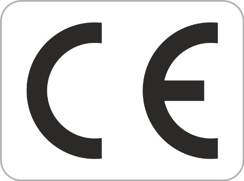 CE Zeichen Aufkleber Etiketten Folie UV- und witterungsbeständig 38 x 25 mm 100 Stück von Druckspezialist