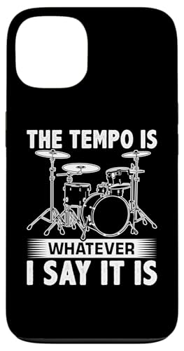 Das Tempo ist, was auch immer ich sage, es ist für einen Schlagzeuger Hülle für iPhone 13 von Drum Set Percussion Design For A Drummer