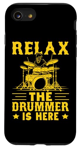Entspann dich - Der Schlagzeuger ist da Hülle für iPhone SE (2020) / 7 / 8 von Drum Set Percussion Design For A Drummer