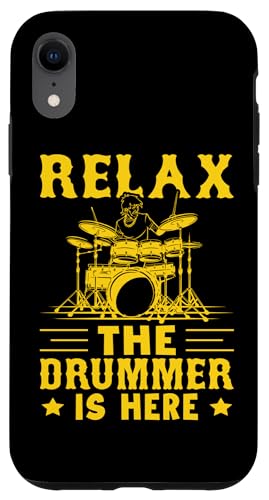 Entspann dich - Der Schlagzeuger ist da Hülle für iPhone XR Entspann dich - Der Schlagzeuger ist da Hülle für iPhone XR von Drum Set Percussion Design For A Drummer