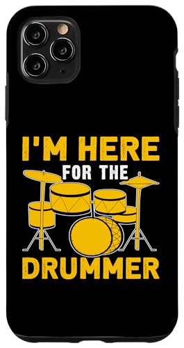 Ich bin für den Schlagzeuger da Hülle für iPhone 11 Pro Max Ich bin für den Schlagzeuger da Hülle für iPhone 11 Pro Max von Drum Set Percussion Design For A Drummer