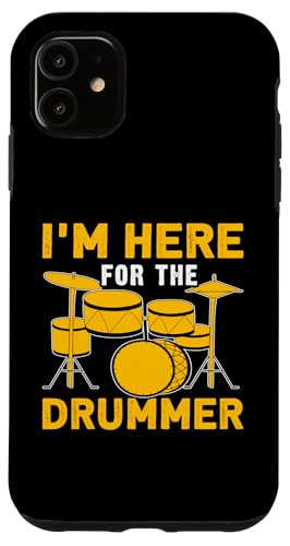 Ich bin für den Schlagzeuger da Hülle für iPhone 11 Ich bin für den Schlagzeuger da Hülle für iPhone 11 von Drum Set Percussion Design For A Drummer