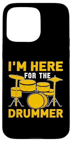 Ich bin für den Schlagzeuger da Hülle für iPhone 15 Pro Max von Drum Set Percussion Design For A Drummer