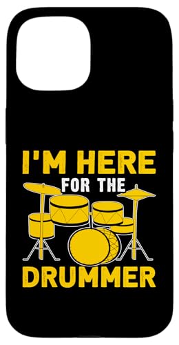 Ich bin für den Schlagzeuger da Hülle für iPhone 15 Ich bin für den Schlagzeuger da Hülle für iPhone 15 von Drum Set Percussion Design For A Drummer