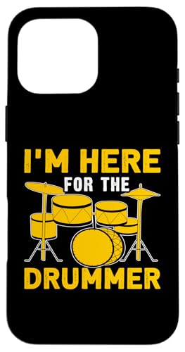 Ich bin für den Schlagzeuger da Hülle für iPhone 16 Pro Max von Drum Set Percussion Design For A Drummer