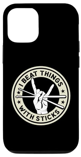Ich schlage Dinge mit Stöcken für einen Schlagzeuger Hülle für iPhone 12/12 Pro Ich schlage Dinge mit Stöcken für einen Schlagzeuger Hülle für iPhone 12/12 Pro von Drum Set Percussion Design For A Drummer