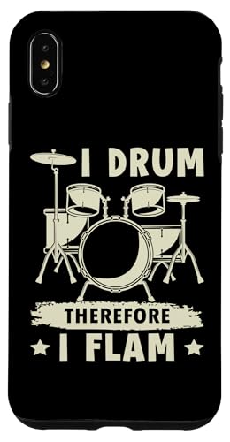 Ich trommle, also flame ich für einen Schlagzeuger Hülle für iPhone XS Max Ich trommle, also flame ich für einen Schlagzeuger Hülle für iPhone XS Max von Drum Set Percussion Design For A Drummer
