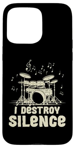 Ich zerstöre die Stille für einen Schlagzeuger Hülle für iPhone 15 Pro Max Ich zerstöre die Stille für einen Schlagzeuger Hülle für iPhone 15 Pro Max von Drum Set Percussion Design For A Drummer