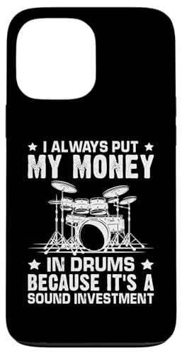 Mein Geld in Schlagzeug für einen Schlagzeuger Hülle für iPhone 13 Pro Max Mein Geld in Schlagzeug für einen Schlagzeuger Hülle für iPhone 13 Pro Max von Drum Set Percussion Design For A Drummer