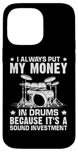 Mein Geld in Schlagzeug für einen Schlagzeuger Hülle für iPhone 14 Pro Max von Drum Set Percussion Design For A Drummer