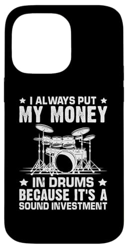 Mein Geld in Schlagzeug für einen Schlagzeuger Hülle für iPhone 14 Pro Max Mein Geld in Schlagzeug für einen Schlagzeuger Hülle für iPhone 14 Pro Max von Drum Set Percussion Design For A Drummer