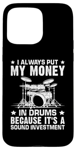 Mein Geld in Schlagzeug für einen Schlagzeuger Hülle für iPhone 15 Pro Max Mein Geld in Schlagzeug für einen Schlagzeuger Hülle für iPhone 15 Pro Max von Drum Set Percussion Design For A Drummer