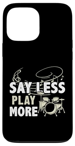 Sagen Sie weniger – spielen Sie mehr für einen Schlagzeuger Hülle für iPhone 13 Pro Max Sagen Sie weniger – spielen Sie mehr für einen Schlagzeuger Hülle für iPhone 13 Pro Max von Drum Set Percussion Design For A Drummer