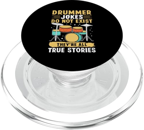 Schlagzeugerwitze existieren nicht - sie sind alle wahre Geschichten PopSockets PopGrip für MagSafe von Drum Set Percussion Design For A Drummer