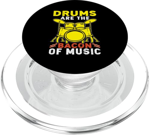 Trommeln sind der Speck der Musik PopSockets PopGrip für MagSafe von Drum Set Percussion Design For A Drummer