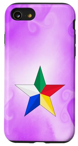 Drusen Flagge, Al Muwahhidun, Drusen Stern Symbol flag Druze Hülle für iPhone SE (2020) / 7 / 8 von Druze flag, Al Muwahhidun,The People of Monotheism