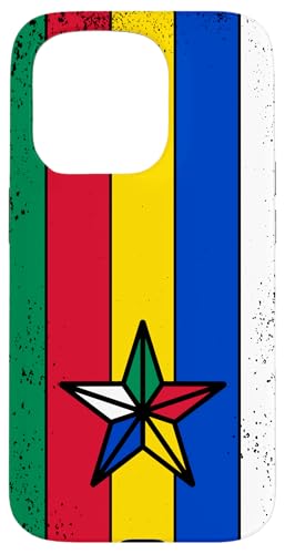 Drusen Flagge, Al Muwahhidun, Druzen Stern Symbol flag Druze Hülle für iPhone 15 Pro von Druze flag, Al Muwahhidun,The People of Monotheism