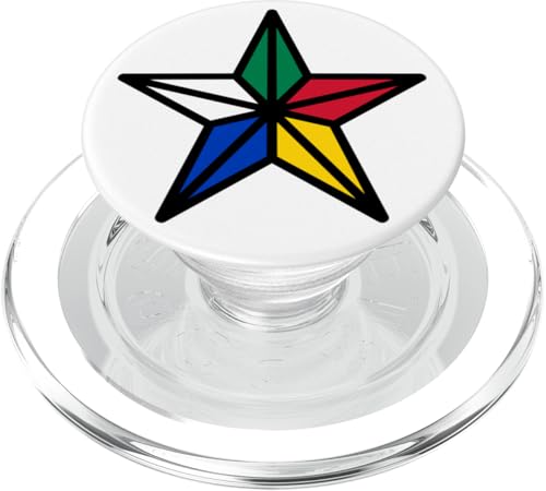 Drusen Flagge, Al Muwahhidun, Druzen Stern Symbol flag Druze PopSockets PopGrip für MagSafe von Druze flag, Al Muwahhidun,The People of Monotheism