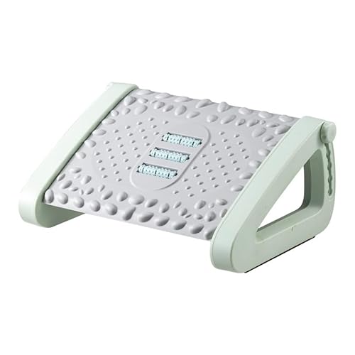 Dsacxixai Repose Pied Bureau, Style Simple Repose Pied Avec Massage Rouleau Fonction pour Bureau à Domicile (Green) von Dsacxixai