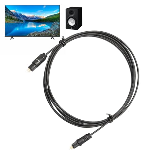 Digitales Optisches Audiokabel für Soundbar, Heimkino, Fernseher | Glasfaserkabel, 1,5 m, Audio-Glasfaserkabel Digitales Optisches Audiokabel für Soundbar, Heimkino, Fernseher | Glasfaserkabel, 1,5 m, Audio-Glasfaserkabel von Dtaigou