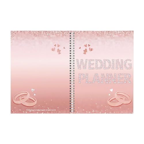 Dtaigou Hochzeitsplaner, Hochzeitsplaner | Hochzeitsbinder - Countdown Notebook Keepsake for Ceremony Reception Flitterwochen Agendas Scrapbook Journaling Checkliste von Dtaigou
