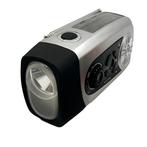 Tragbares Handkurbel Radio, FM Tragbares Wetterradio mit Power Bank Handy -Ladegerät für das Innenüberleben Camping Tragbares Handkurbel Radio, FM Tragbares Wetterradio mit Power Bank Handy -Ladegerät für das Innenüberleben Camping von Dtaigou