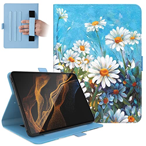 Dteck Hülle für Galaxy Tab S8 Plus 2022/S7 FE 2021/S7 Plus 2020 12,5 Zoll Tablet, Auto Sleep/Wake PU Leder Smart Stand Schutzhülle Wallet Case für Galaxy Tab S8 Plus/S7 FE/S7 Plus Lus, Day. isy von Dteck