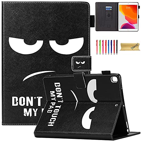 Dteck Hülle für iPad 9. / 8. / 7. Generation 10,2 Zoll 2021/2020/2019 Release – Slim Folio Stand Smart Auto Wake/Sleep Soft Magnetic Cover mit Stifthalter, Don't Touch Dteck Hülle für iPad 9. / 8. / 7. Generation 10,2 Zoll 2021/2020/2019 Release – Slim Folio Stand Smart Auto Wake/Sleep Soft Magnetic Cover mit Stifthalter, Don't Touch von Dteck