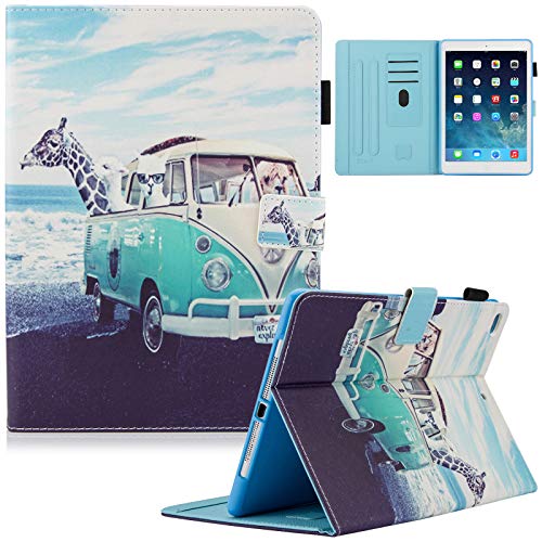 Dteck Schutzhülle für iPad 9,7 Zoll 2018 2017 / iPad Air 2 Hülle/iPad Air Hülle, PU-Leder, Multi-Winkel, Folio-Ständer Smart Case mit automatischer Sleep/Wake für Apple iPad 6. / 5. Generation, iPad von Dteck