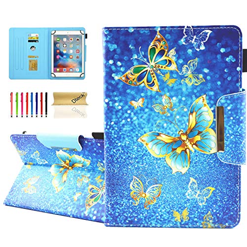 Dteck Universal-Schutzhülle mit 9,6 - 10,5 Zoll Display, schlankes Lederetui für HD 10/Samsung Galaxy Tab/Lenovo Tab/Onn/Android Tablet 9.6 9.7 10 10.1 10.2 10.3 10.4 10.5 (goldfarbener Schmetterling) Dteck Universal-Schutzhülle mit 9,6 - 10,5 Zoll Display, schlankes Lederetui für HD 10/Samsung Galaxy Tab/Lenovo Tab/Onn/Android Tablet 9.6 9.7 10 10.1 10.2 10.3 10.4 10.5 (goldfarbener Schmetterling) von Dteck