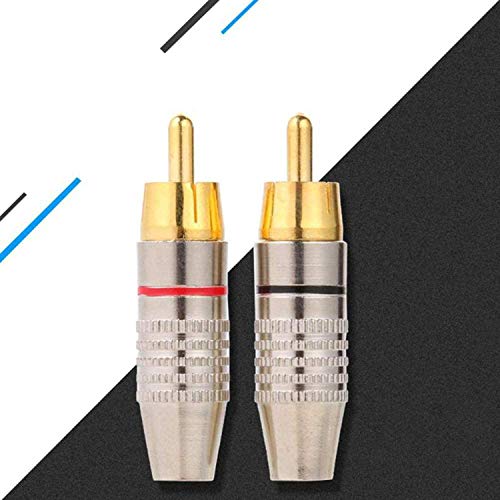 Dtmeng 4pcs 270RCA Kein Schweißen AV-Stecker Videokopf lötfreier Audiokopf Cinch-Stecker Lotusstecker Lötfrei Stecker Klang Videoanschluss Überwachungsstecker Klang Abholung Verbinder Dtmeng 4pcs 270RCA Kein Schweißen AV-Stecker Videokopf lötfreier Audiokopf Cinch-Stecker Lotusstecker Lötfrei Stecker Klang Videoanschluss Überwachungsstecker Klang Abholung Verbinder von Dtmeng