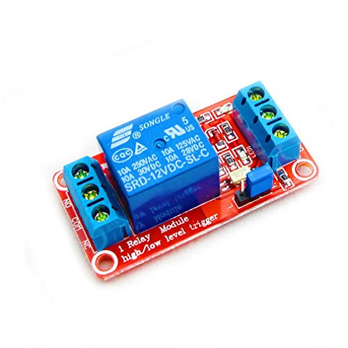 Dtmeng 5-V-1-Kanal-Relaismodul mit Optokoppler-Isolationsunterstützung High- oder Low-Level-Trigger Relay Module with Optocoupler Isolation Support von Dtmeng